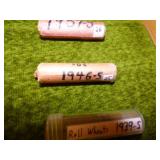 1946-S WHEAT CENTS SOLID DATE ROLL