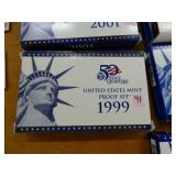 1999 PROOF SET FIRST STATE QUARTERS