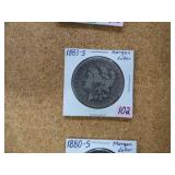 1883-S MORGAN DOLLAR AG