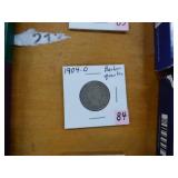 1904-O BARBER QUARTER