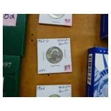 1962-D WASHINGTON QUARTER UNC