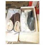 ISOTONER 7-8 SLIPPERS  & DRIVER CLUB 8.5 SHOES