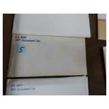 1977 MINT SET P&D COINS & 2 IKE DOLLARS