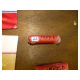 1958-D ROLL OF SOLID DATE WHEAT PENNIES