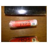 1957 ROLL OF SOLID DATE PENNIES