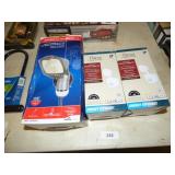 2 NEW LED MOTION LIGHTS & REGULAR MOTION LIGHT