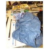 MOTORCYCLE COVER, GREASE PUMP, NEW ENVIOR FOUNTAIN