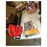 TROY BILT ELECTRIC BLOWER, CAR CD STAND & TACKLE