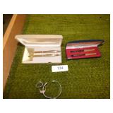 BRADLEY PEN SET & CHANEL NO.5 14KT GOLD PEN SET