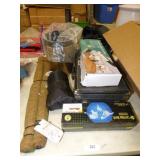 SAXAPHONE CASE, WASTE CANS, SPIN SCRUBBER