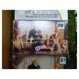 2010 PRESIDENTIAL $1 COINS PROOF SET