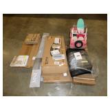 2 NEW HOPITAL BED TABLES, FLOORING & MORE