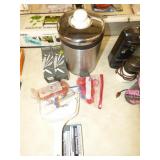 TRASH CAN, 2 NEW BAR TOOL SETS, 2 NEW SHARPENING