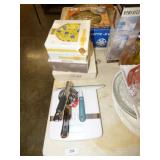 SCALES & 4 NEW BOXES OF PLATES