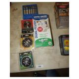 3 NEW 4' SAW BLADES, PADDLE BIT SET, TOILET BOWL