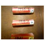 1945 WHEAT CENTS SOLID DATE ROLL