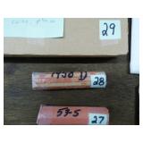 1958-D WHEAT CENTS SOILD DATE ROLL