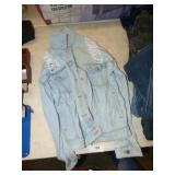 THIRTY 6 POINT 6 DISTRESSED LARGE BLUE JEAN JACKET