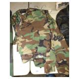 2 SET OF CAMO BDU'S SIZE 31-34 WAIST & 37-41 SHIRT