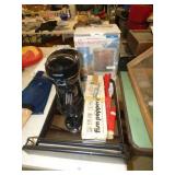 NEW CUISNART COFFEE MAKER, NEW MIRROR, FISH POPPER