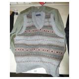 2 NICE MENS SWEATERS SIZE MED & LARGE