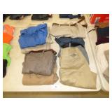 8 PAIRS MENS PANTS LIKE NEW NAME BRANDS 33&34 WAIS