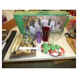 LED WINTER VILLAGE, VASES, PARTY DECOR