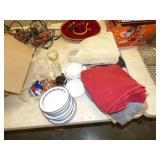 BATH TOWELS, KITCHEN ITEMS