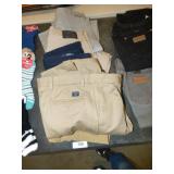 5 LIKE NEW DRESS PANTS 32 TO 34 WAISTS NAME BRANDS