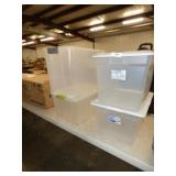 4 TOTES WITH LIDS