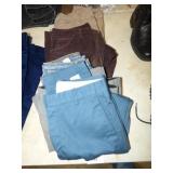 5 LIKE NEW MENS PANTS SIZE 31TO 33 WAIST