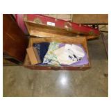 TRUNK WITH SHEETS INSIDE