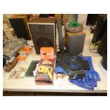 SPEAKERS, TIDY TRAP, FAN