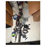 ASSORTED NICE FISHING REELS & ITEMS
