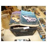 CRATE OF ASSORTED AUTO REPAIR MANUALS