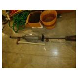 WOOD SPLITTER, SPLITTING MAUL & WEDGE