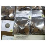 50 WHEAT CENTS MIXED DATES