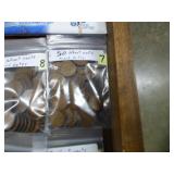 50 WHEAT CENTS MIXED DATES