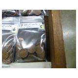 50 WHEAT CENTS MIXED DATES