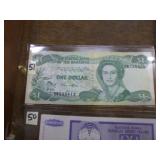 2002 BAHAMA $1 BANKNOTE