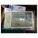 1922 GERMAN 10,000 MARKS BANKNOTE