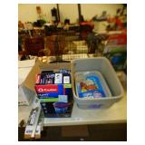 CAT LITTER BOXES, COFFEE MAKER, MOP MORE