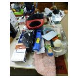 MOP BUCKET, RUG, MOP