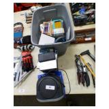 DVDS, NEW DVD PLAYER, CD STEREO, OFFICE SUPPLIES