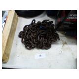 LOG CHAIN WITH HOOKS ON BOTH ENDS APROX 15'