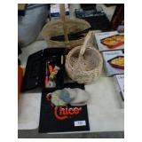 TOOLS, WIND CHIME, RUBBER MAT, BASKETS