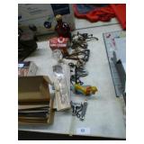 SALES SAMPLE VISE, WALL HOOKS, AIR FORCE BUCKLE
