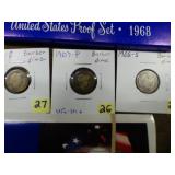 1907 BARBER DIME