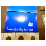 1968 PROOF SET INC 40% SILVER HALF UNC