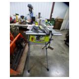 NEW RYOBI 10' PORTABLE TABLE SAW WITH STAND